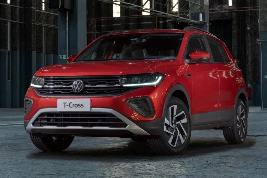 Volkswagen T-Cross Híbrido 2027 - Vista frontal