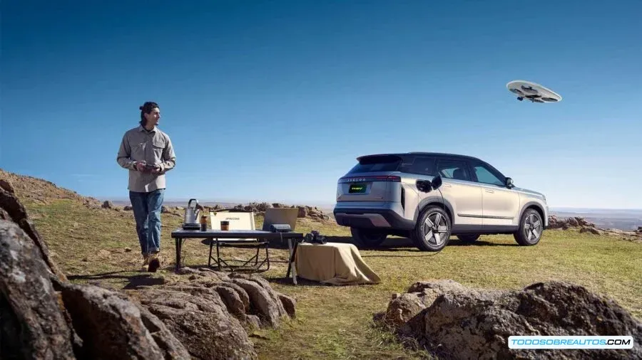 Interior del Jaecoo 7 PHEV 2026