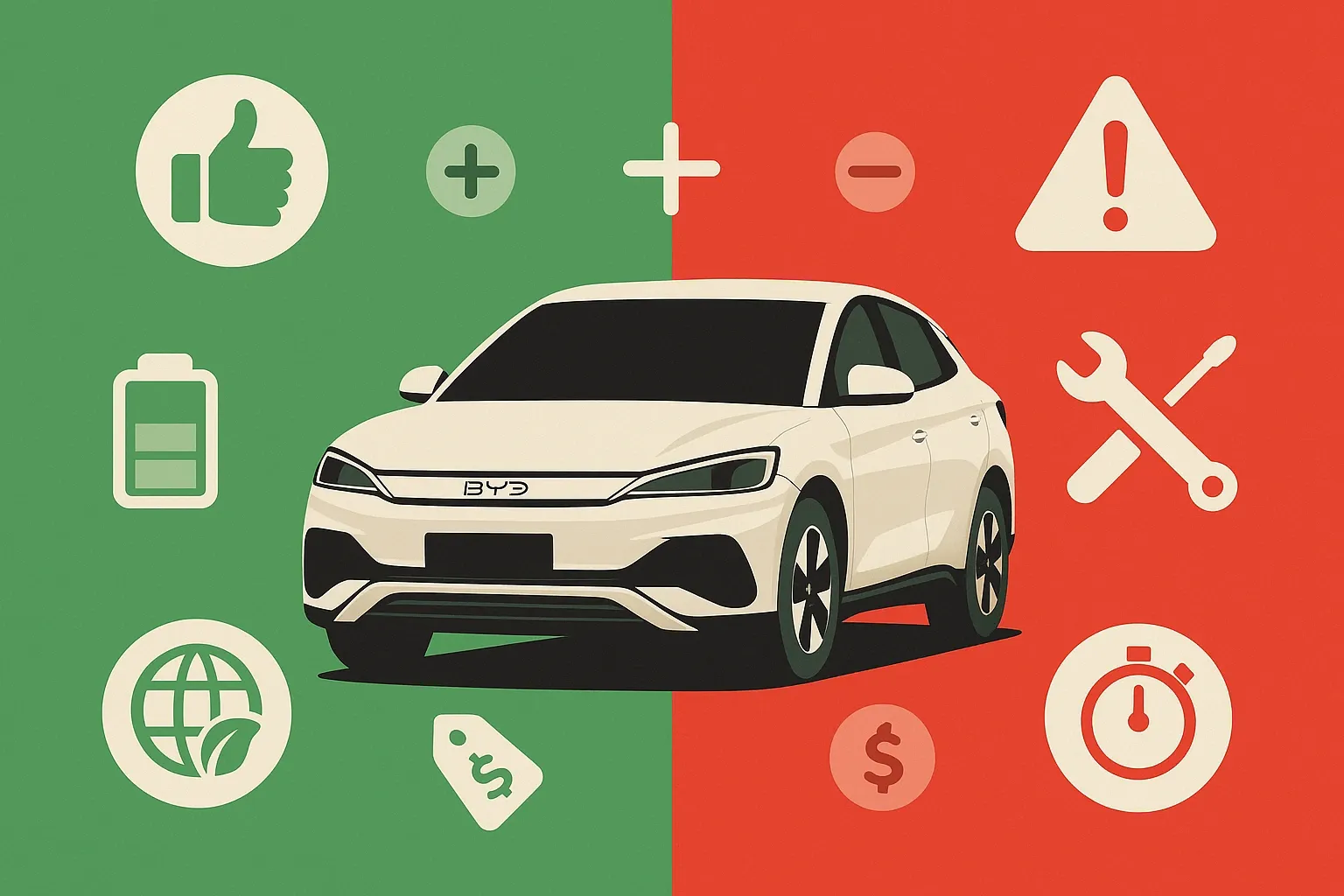 Ventajas y desventajas de los autos eléctricos BYD