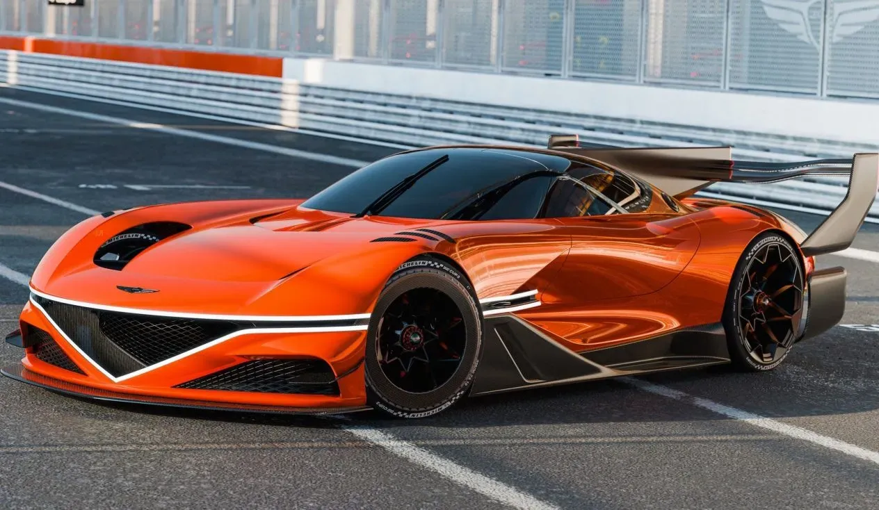 Buen Cpche Deportivo Color Naranaja Genesis X Gran Racer 