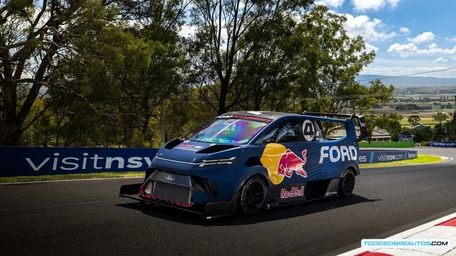 Gráfico del tiempo récord de la Ford SuperVan 4.2 en Nürburgring