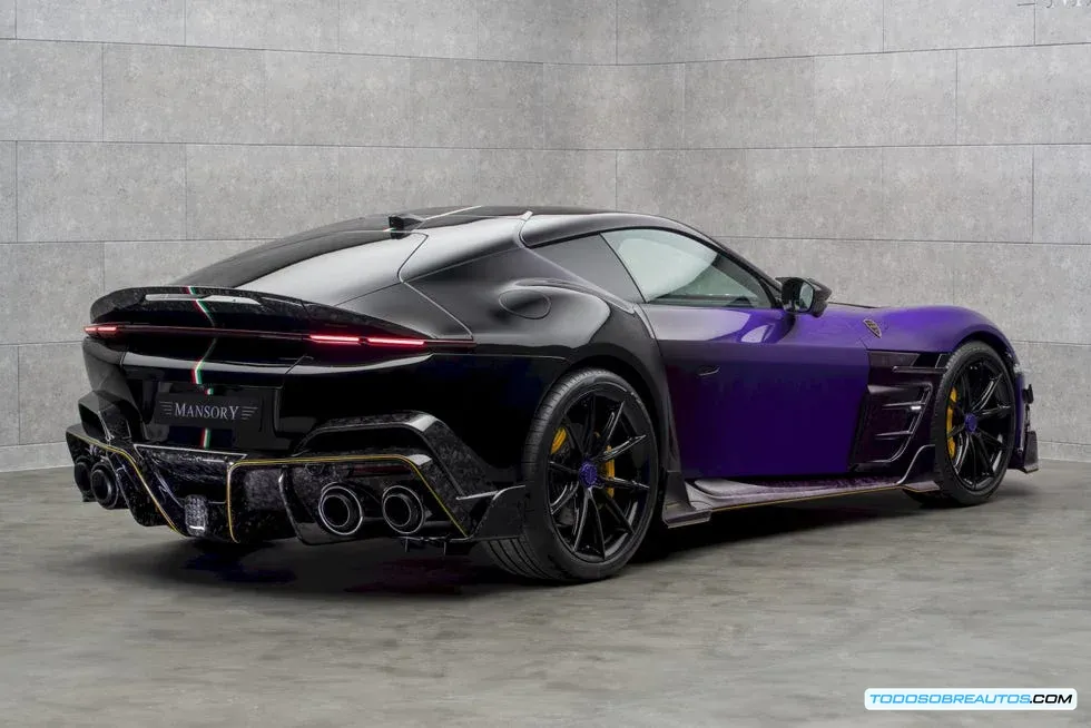 Mansory Ferrari 12Cilindri Equestre vista lateral con pintura bicolor