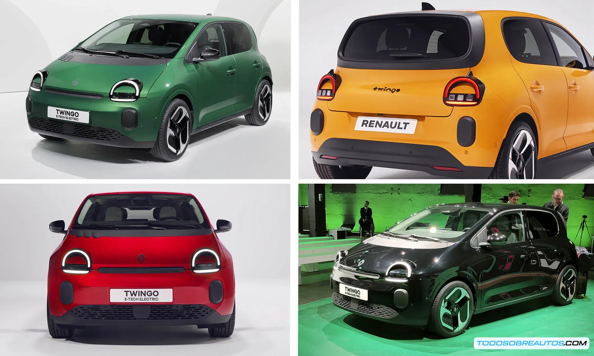 Un coche eléctrico pequeño, representando la alternativa a los coches contaminantes en las ZBE.