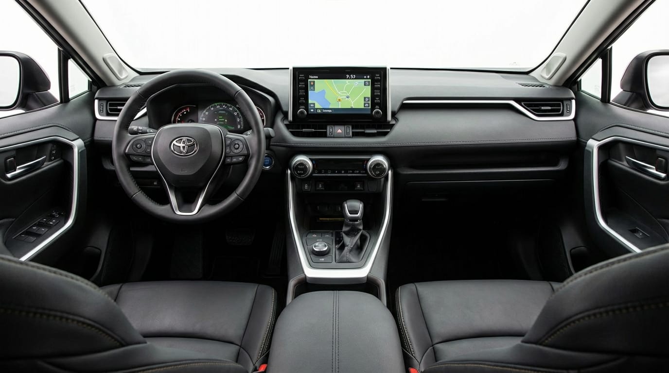 Toyota RAV4 2019 - Interior moderno con panel de instrumentos