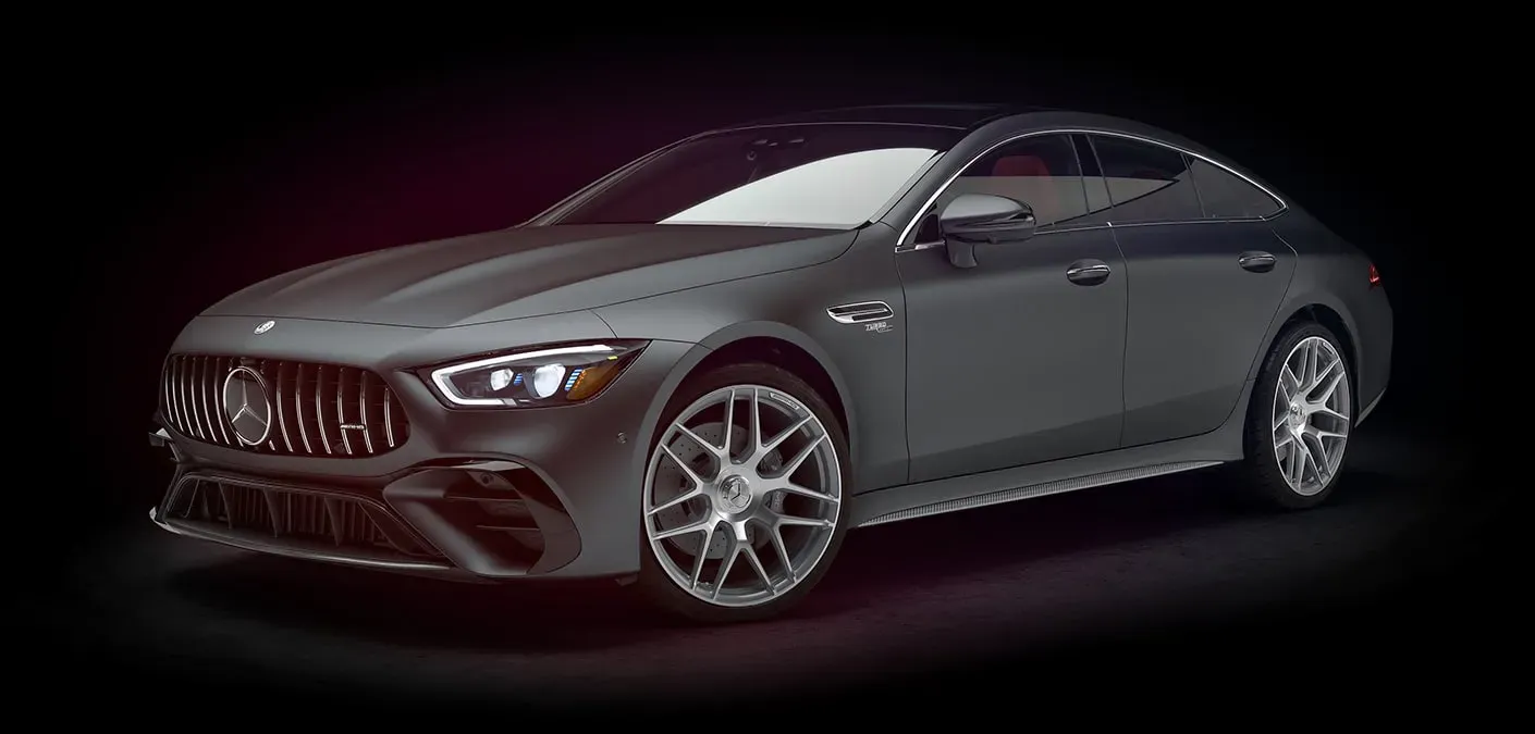 The AMG GT 4-door Coupe interior y perfil