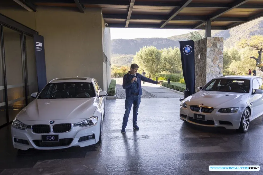 Alineación de las siete generaciones del BMW Serie 3 (E21, E30, E36, E46, E90, F30 y G20)