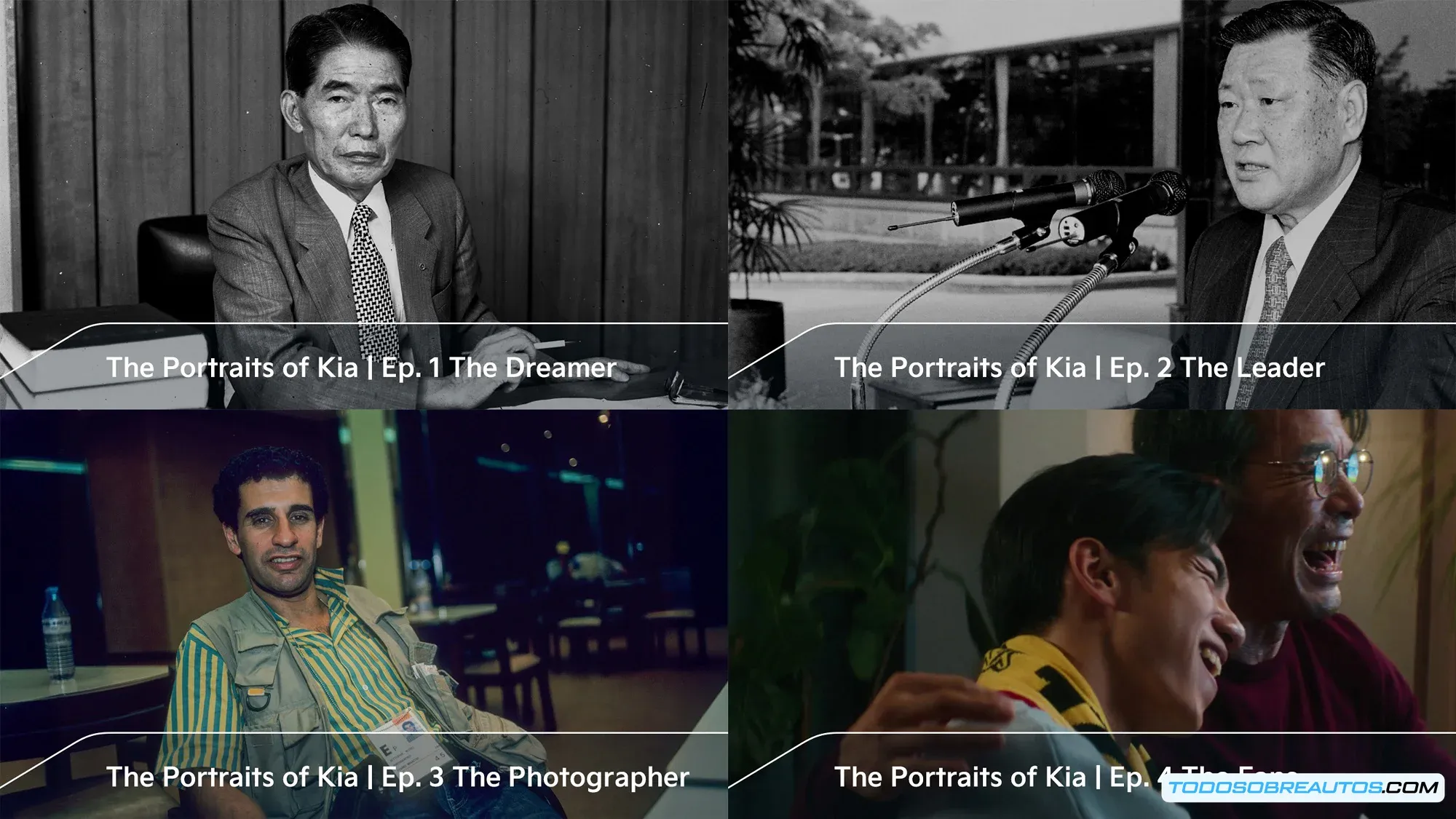 Evento conmemorativo del 80 aniversario de Kia en Kia Vision Square mostrando la evolución histórica de la marca desde bicicletas hasta vehículos modernos