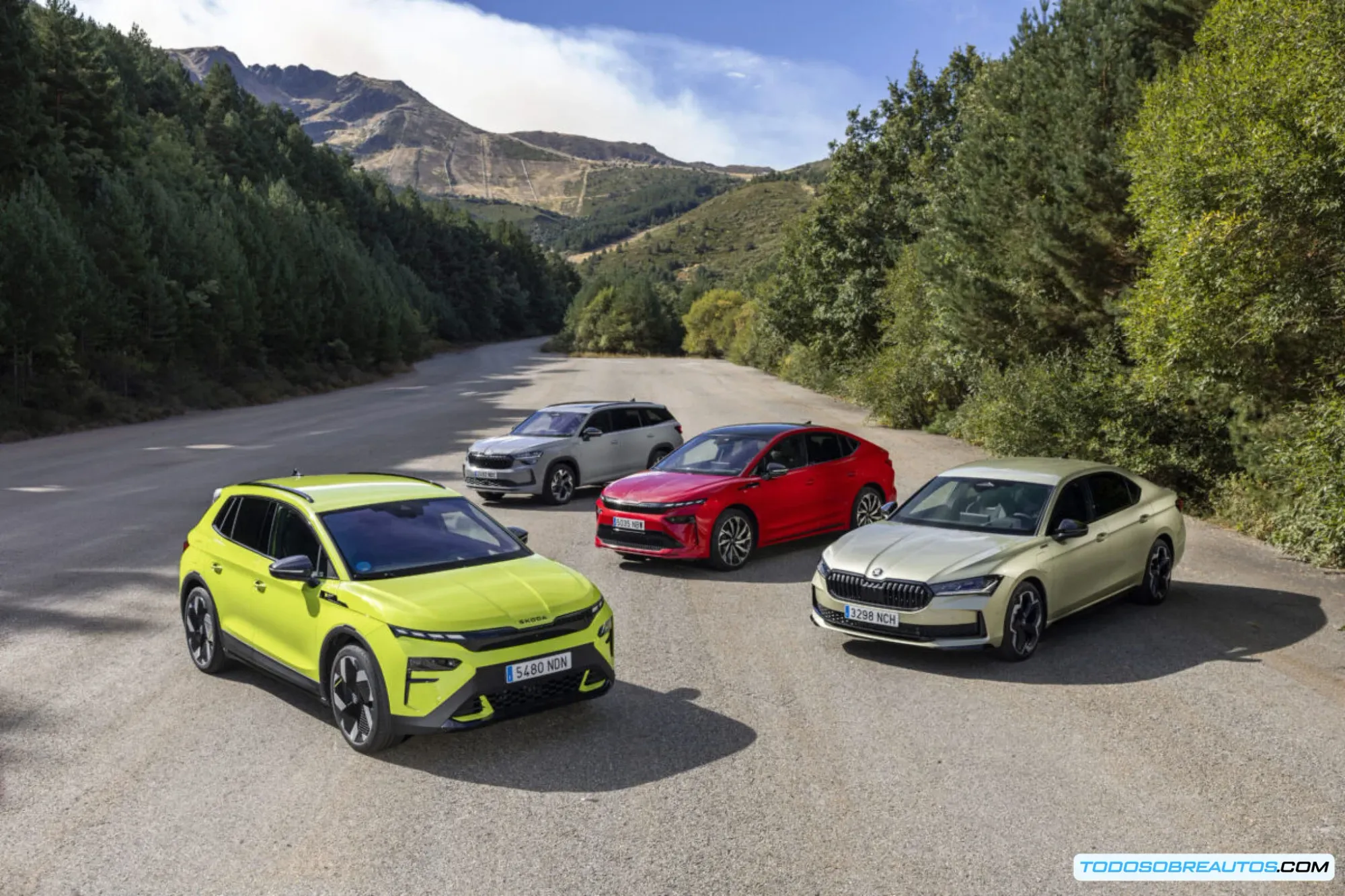Vehículo Skoda 2025, representando la oferta que impulsa las ventas récord de la marca en España