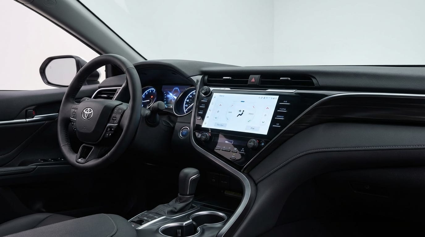 Interior y tecnología del Toyota Camry 2025 - Calidad y equipamiento que respaldan las ventas