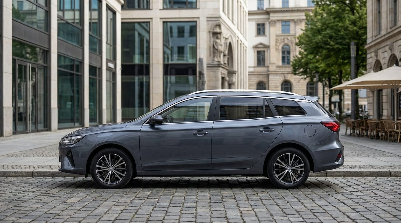BYD Seal 6 DM-i Wagon - Perfil lateral mostrando su carrocería familiar