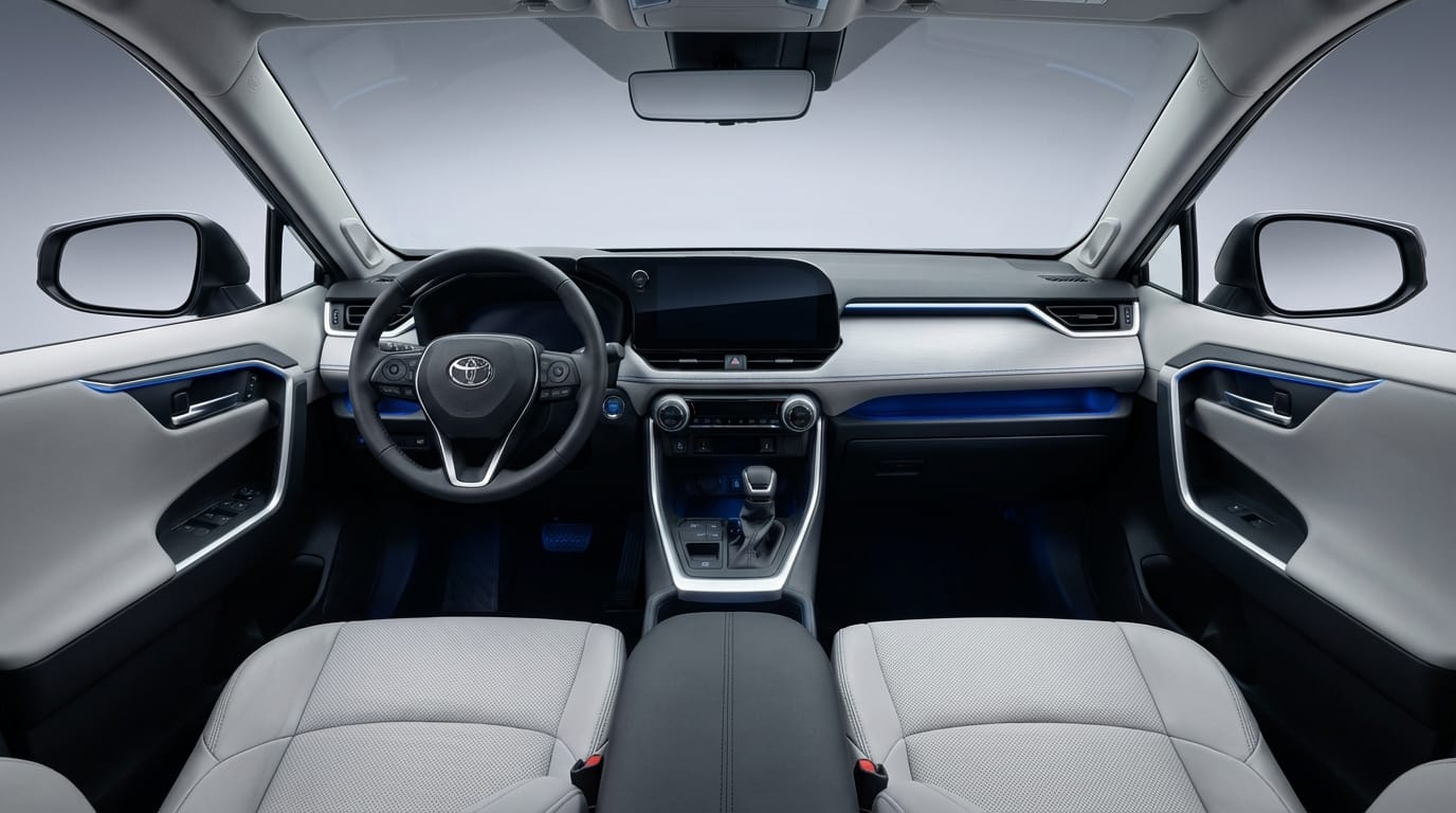 Toyota RAV4 2026 - Interior moderno con panel de instrumentos