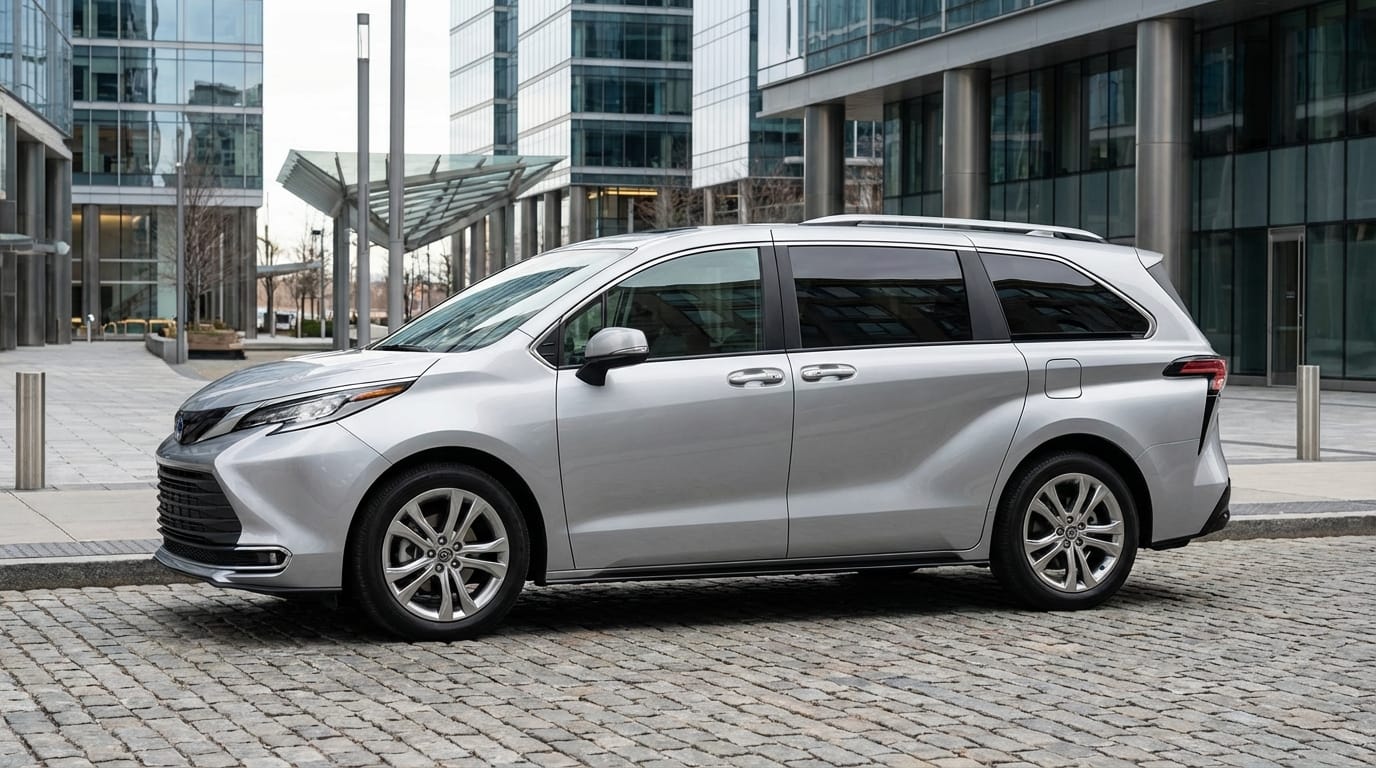 Toyota Sienna 2021 - Perfil lateral con diseño moderno