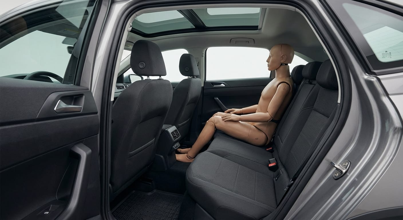 Espacio interior en las plazas traseras del Volkswagen Nivus 2026