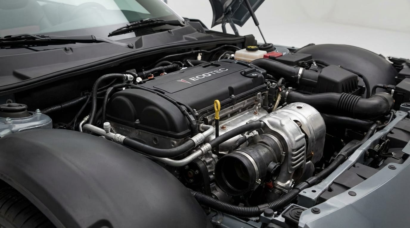 Motor Ecotec 2.0L LNF Turbo del Pontiac Solstice GXP - Compartimiento del motor