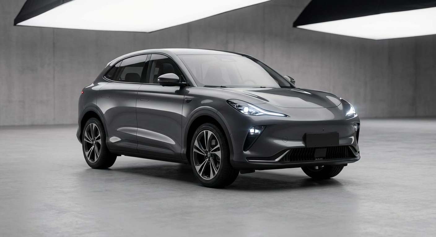 Ilustración técnica del sistema Chasis Digital VMC del MG IM LS6 2026 mostrando maniobra Cangrejo