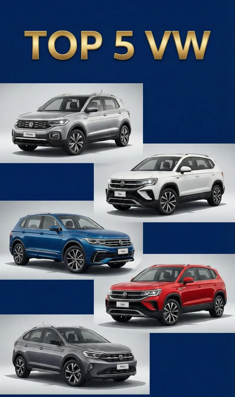 Top 5 Volkswagen Más Vendidos en México 2026