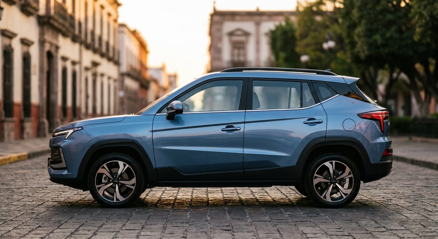 Exterior del JAC SEI2 2026 en México