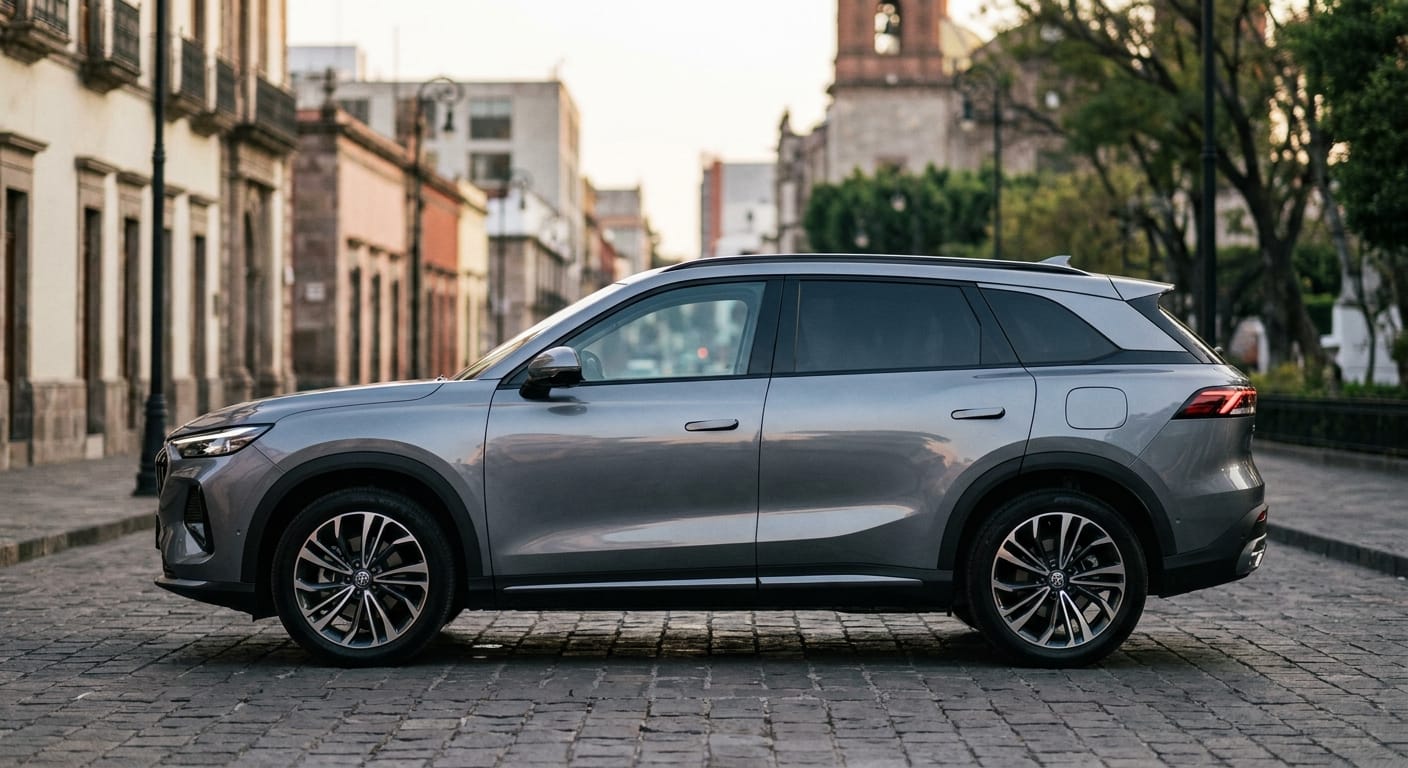 Exterior del MG P9 2026 en México