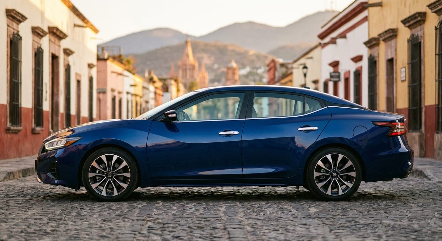 Exterior del Nissan Maxima en México