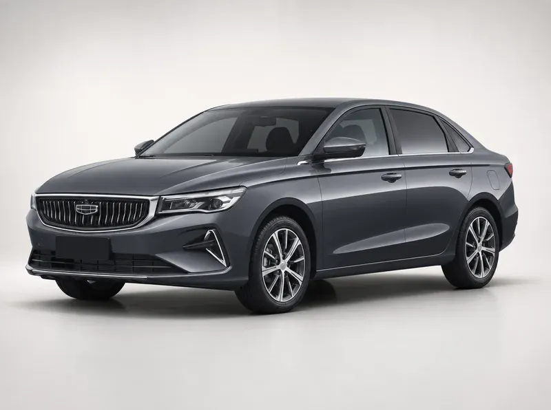 Geely Emgrand 2026 vista frontal tres cuartos