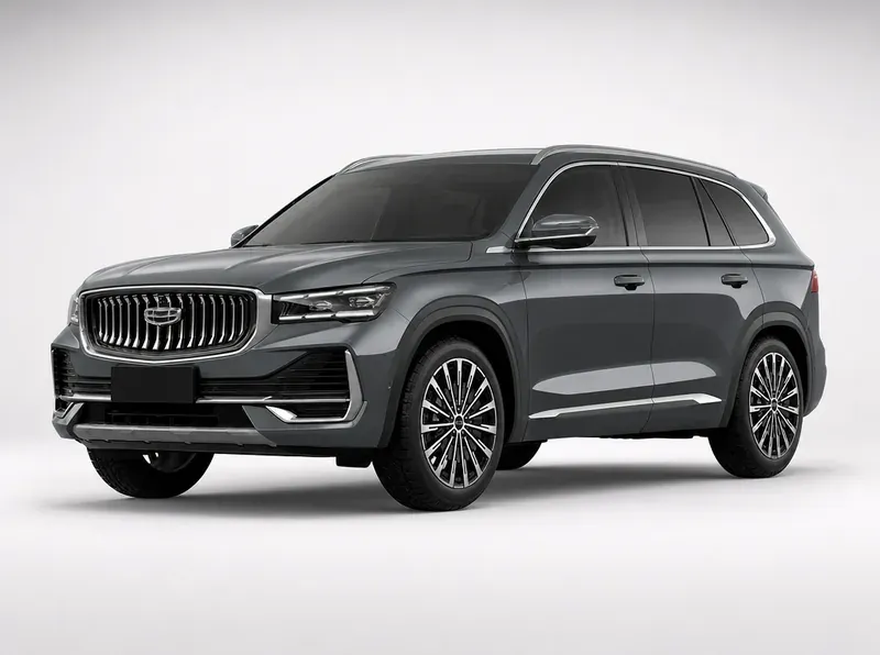 Geely Monjaro 2026 vista frontal tres cuartos