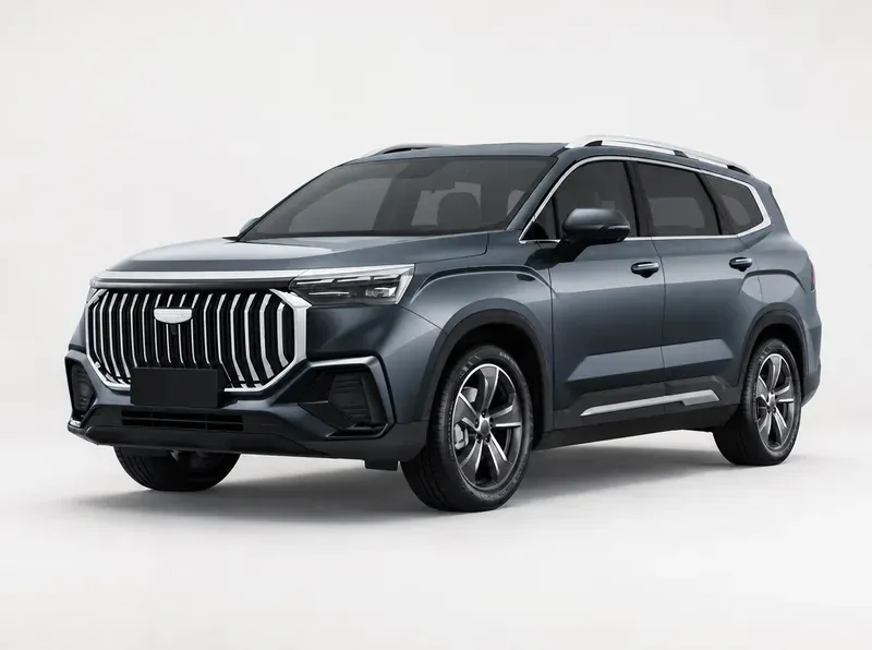 Geely Okavango 2026 vista frontal tres cuartos