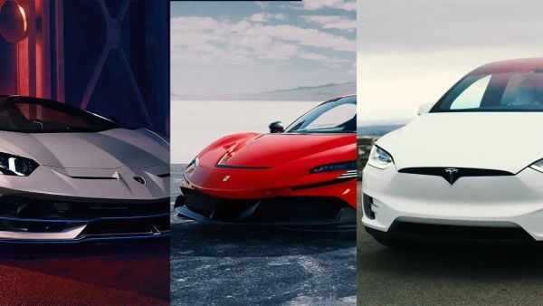 Tesla Model X Plaid vs Ferrari SF90 vs Lamborghini SVJ: ¡La Batalla de los Súper Deportivos! ⚡️🔥
