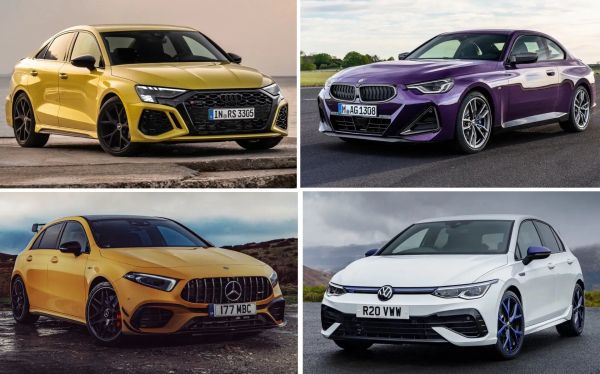 Análisis de Potencia y Peso: Volkswagen Golf R, BMW M240i, Audi RS3 y Mercedes AMG A45S 🏎️💨