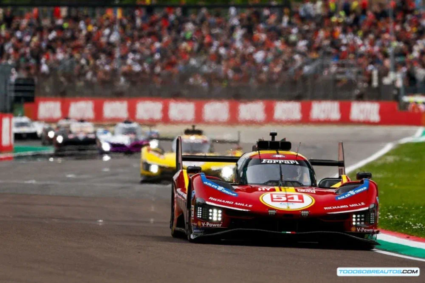 WEC 6H Imola 2025: Ferrari Triunfa en Casa, Error de Rossi Cuesta la Victoria en LMGT3