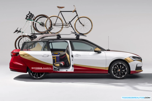Skoda LK 130 Concept: Análisis del Pickup Híbrido del Superb Combi para el Tour de Francia 2025
