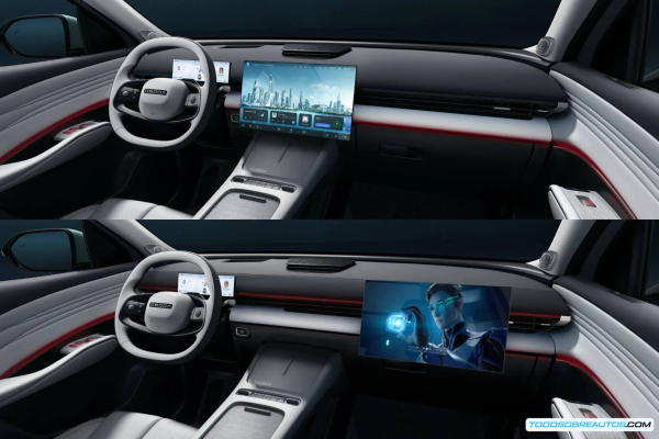 Omoda 7 SHS: La Pantalla Deslizante – ¿Futuro del Infotainment Automotriz?