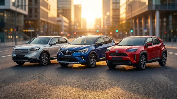 Comparativo SUV híbridos Honda HR V,Renault Captur, Toyota Yaris Cross en español