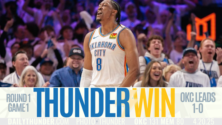 Thunder slaughter Grizzlies in historic playoff opener