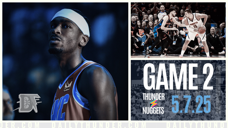 Thunder look to even series in Game 2