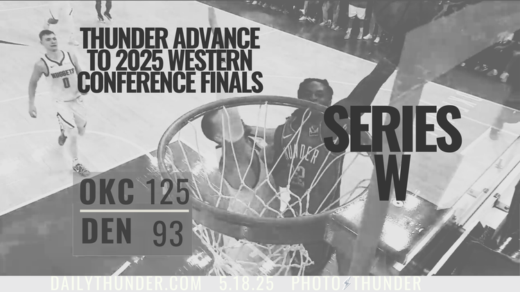 Thunder (finally) bury Nuggets, advance to Western Conference Finals