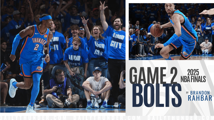 Thunder Journal: Game 2 Bolts