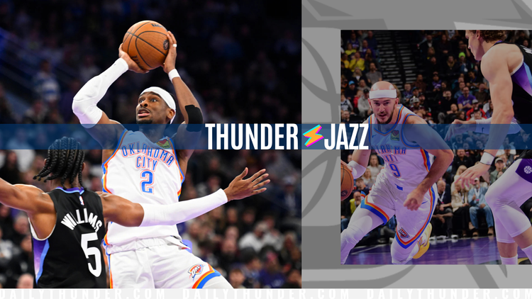 Pregame Primer: Oklahoma City Thunder (22-1) @ Utah Jazz (8-14)