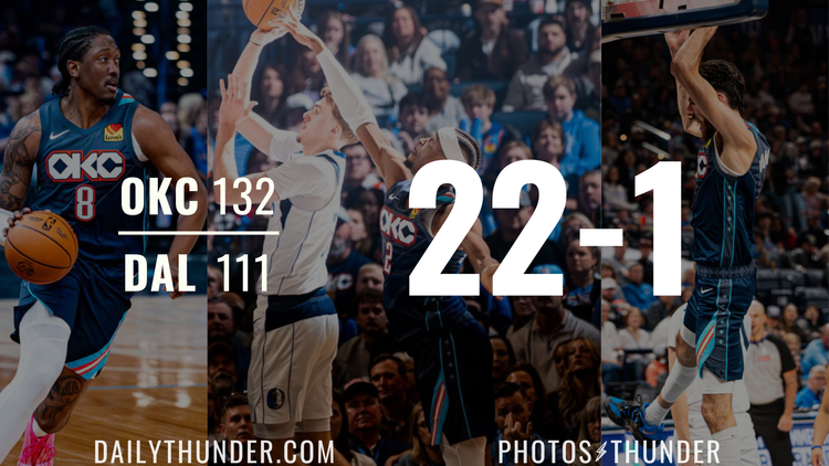 Thunder 132, Mavericks 111: The Day After Report