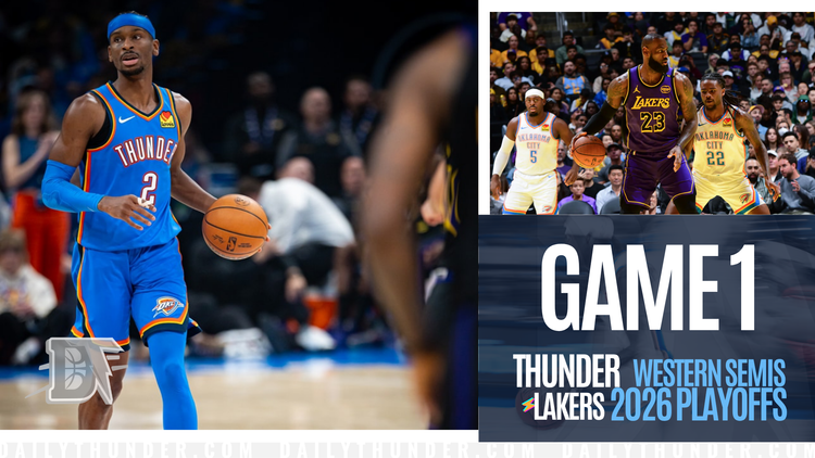 Game 1 Pregame Primer: Thunder vs. Lakers