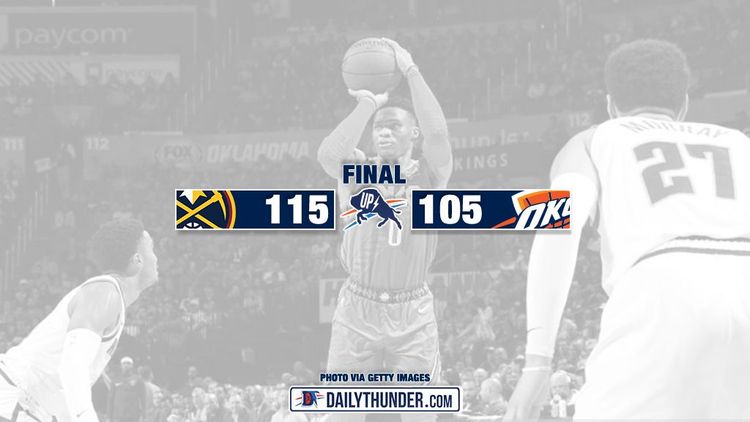 Nuggets Complete Season Sweep, Top Thunder 115-105