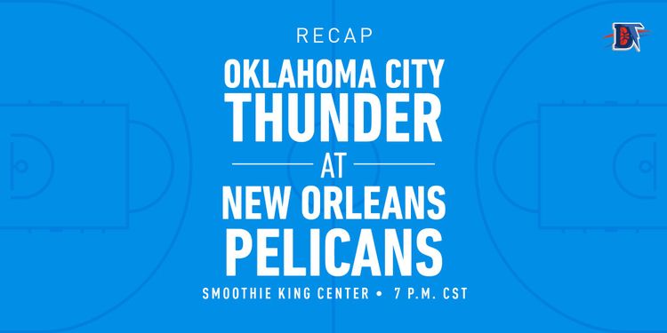 Game 55 Recap: Thunder (33-22) def. Pelicans (23-32) 123-118