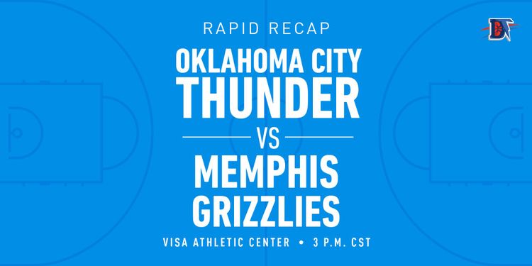 Game 68 Rapid Recap: Grizzlies (33-37) def. Thunder (42-26) 121-92