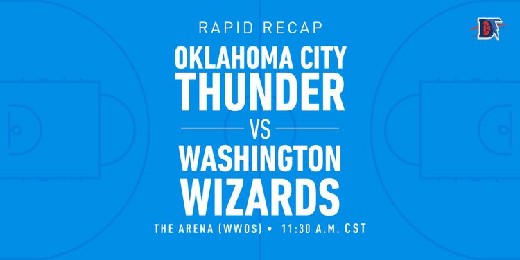 Game 69 Rapid Recap: Thunder (43-36) def. Wizards (24-46) 121-103