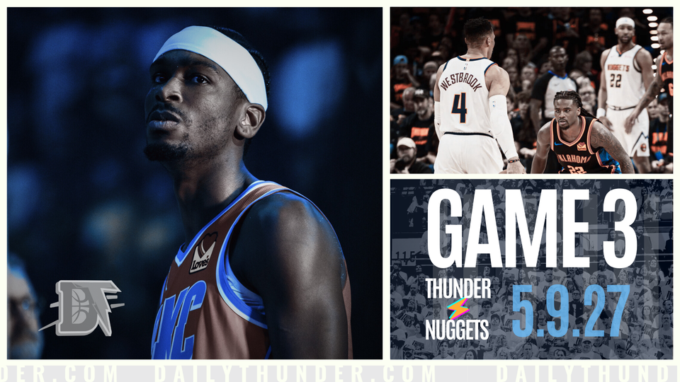 Thunder try to take control of semifinals in Denver