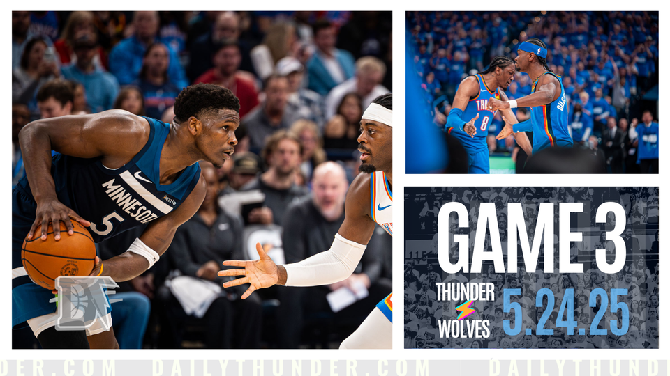 Thunder aim to assert greatness, Finals ambitions in Game 3 @ Wolves