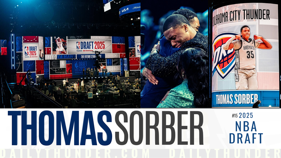 Thunder draft Thomas Sorber at #15