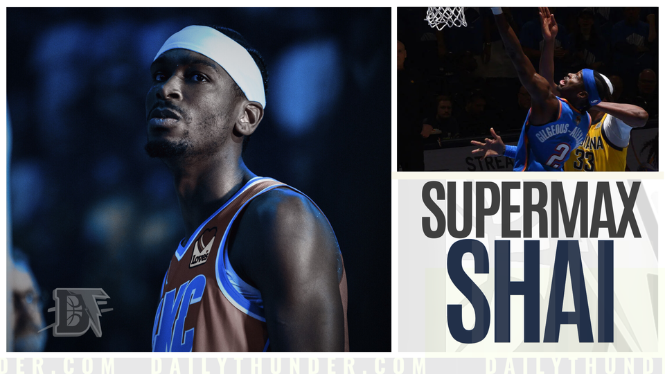 Shai extends the timeline, signs supermax