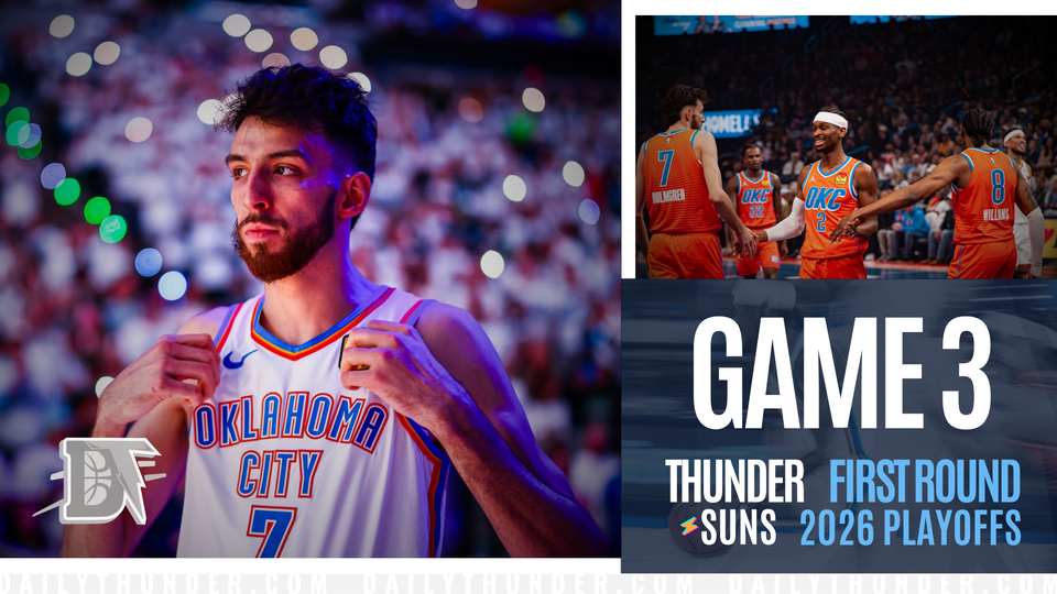 Game 3 Pregame Primer: Thunder @ Suns