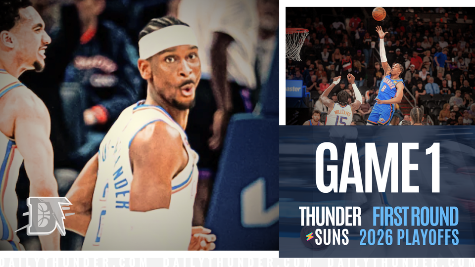 Game 1 Pregame Primer: Thunder vs. Suns