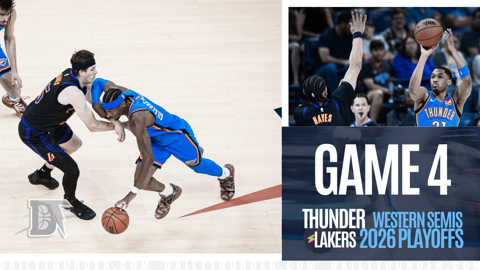 Game 4 Pregame Primer: Thunder @ Lakers